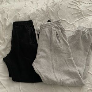 TWO pairs of sweatpants